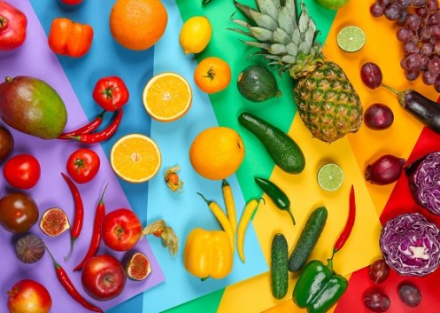 O impacto das cores dos alimentos na saciedade